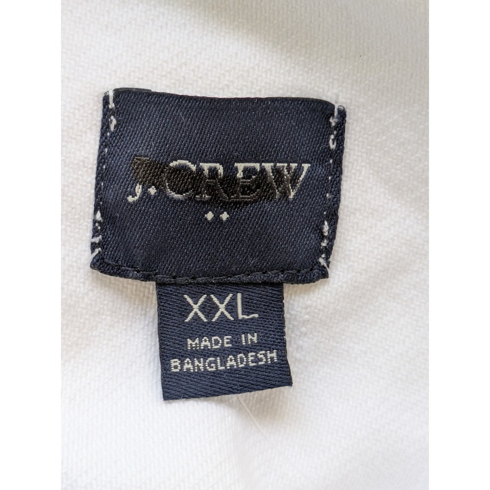 J.Crew Relaxed Denim Jacket Womens Size XXL White NWT‎ $128 CJ090 - Picture 5 of 7